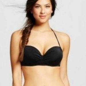 NWT Shade & Shore Black Bikini Top